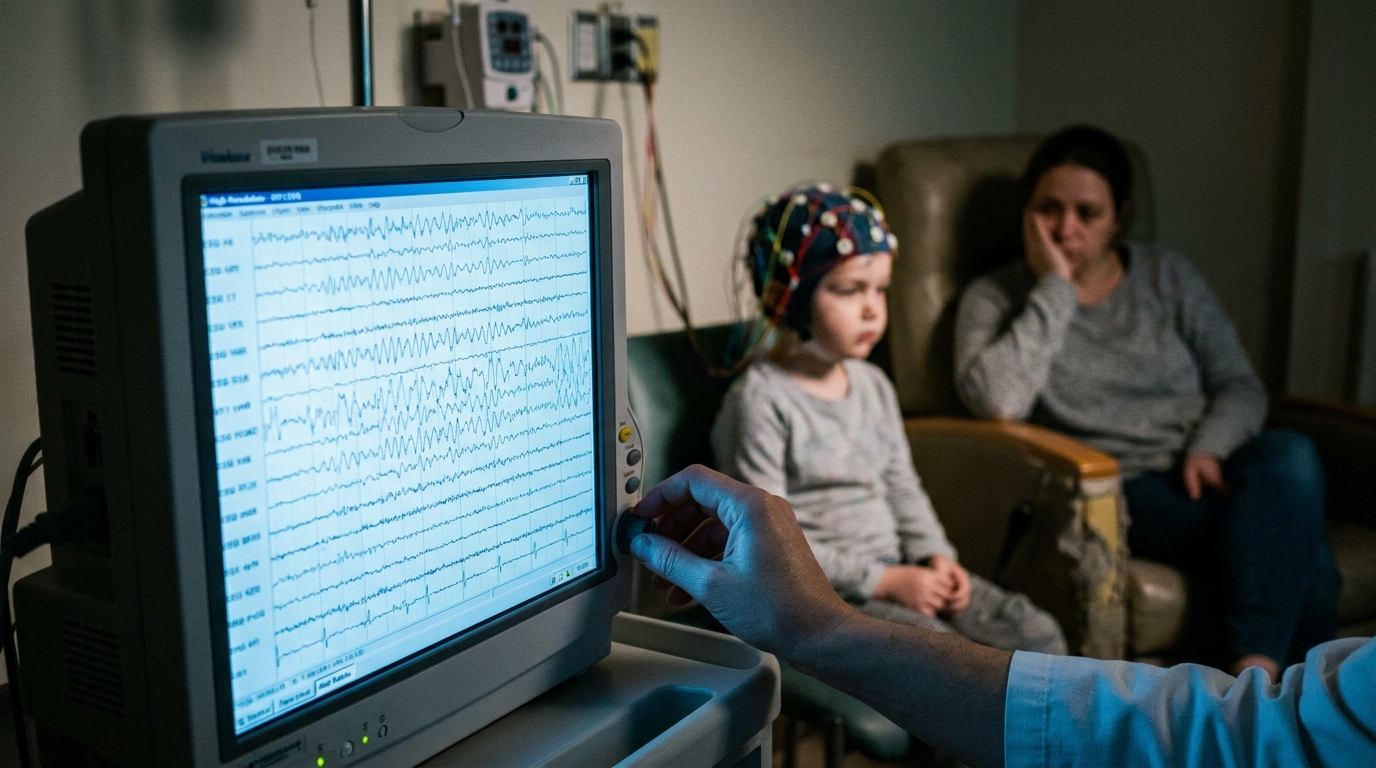 Caregiver Strain Mediates Alpha Wave Activity in Children With ADHD