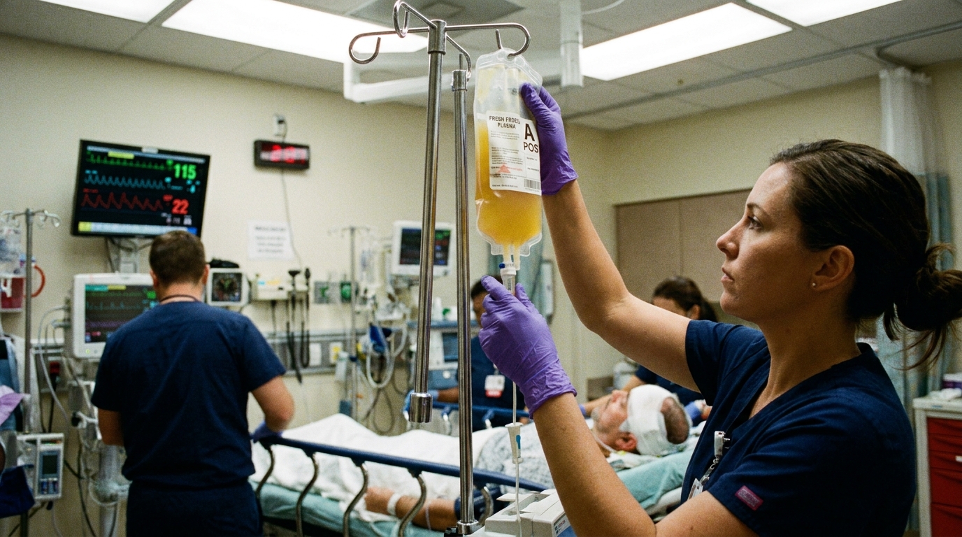 High-Ratio Plasma Resuscitation Reduces Mortality in Moderate Traumatic Brain Injury