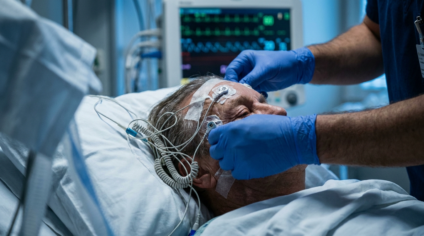 Identical EEG Bursts Signal Severe Loss of Brain Network Complexity