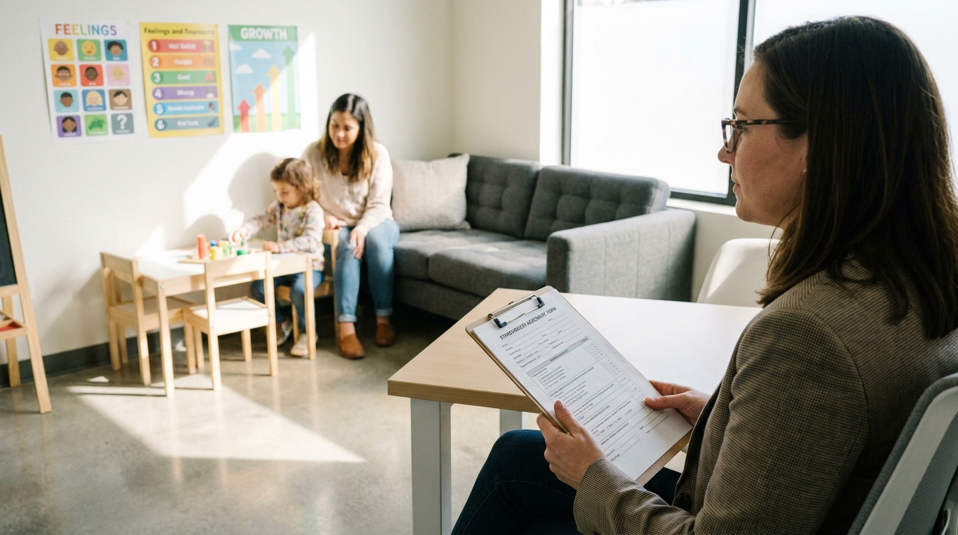 Psychosocial Screening at Intake Increases Comprehensive Care in Pediatric Psychiatry