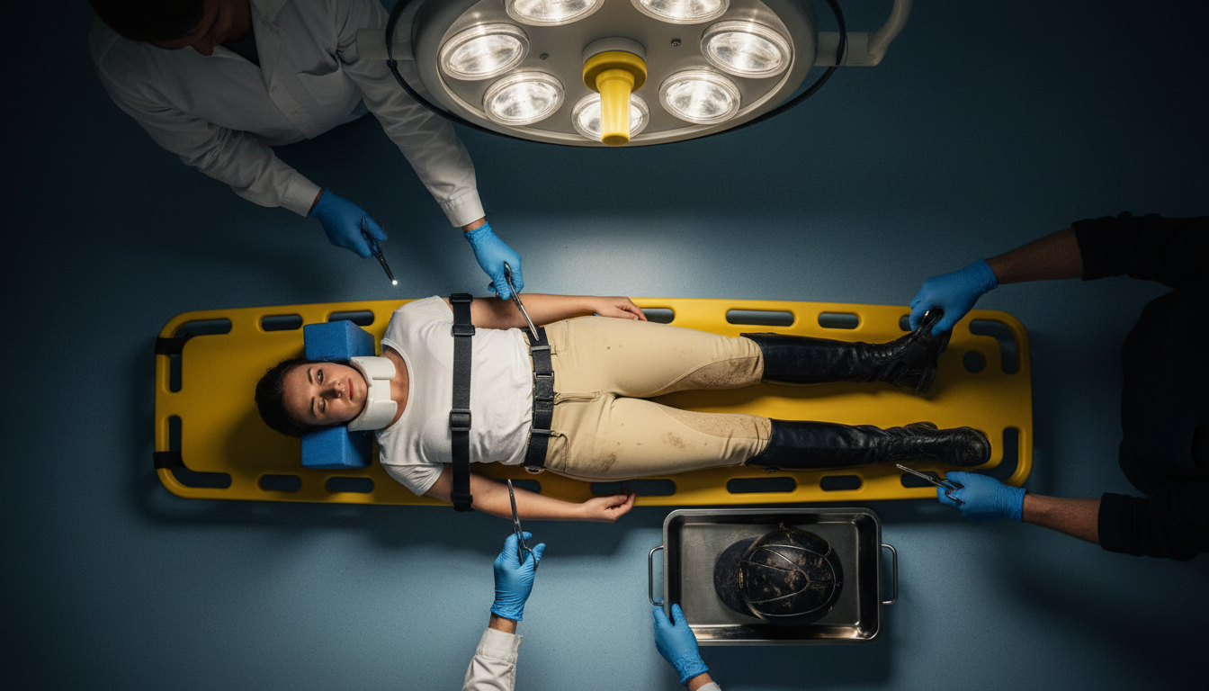 Spinal and Head Injuries Dominate Emergency Visits for Equestrian Falls