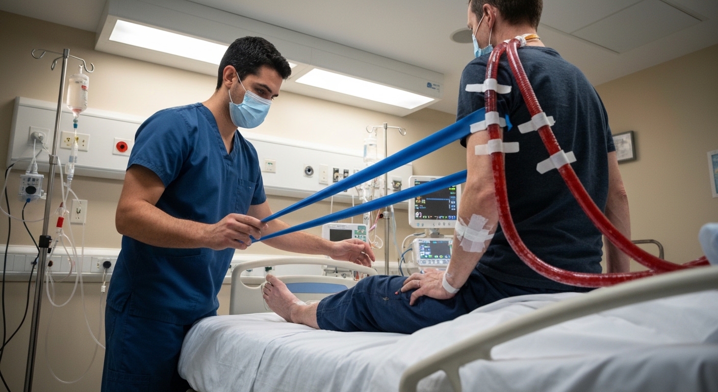 Structured Exercise and Resistance Training Safe During ECMO Support