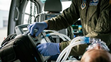 Automated Ventilation Maintains Target Minute Volume in Helicopter Rescue Simulation