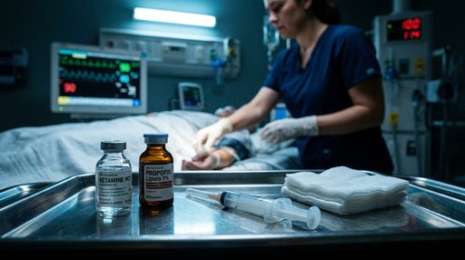 Ketamine Shows No Sustained Hemodynamic Advantage Over Propofol During Intubation