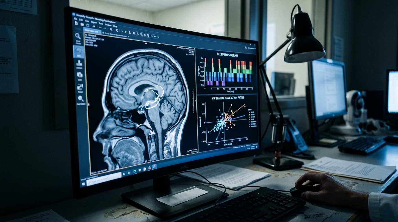 Virtual Reality and Sleep Metrics Improve Mild Cognitive Impairment Detection